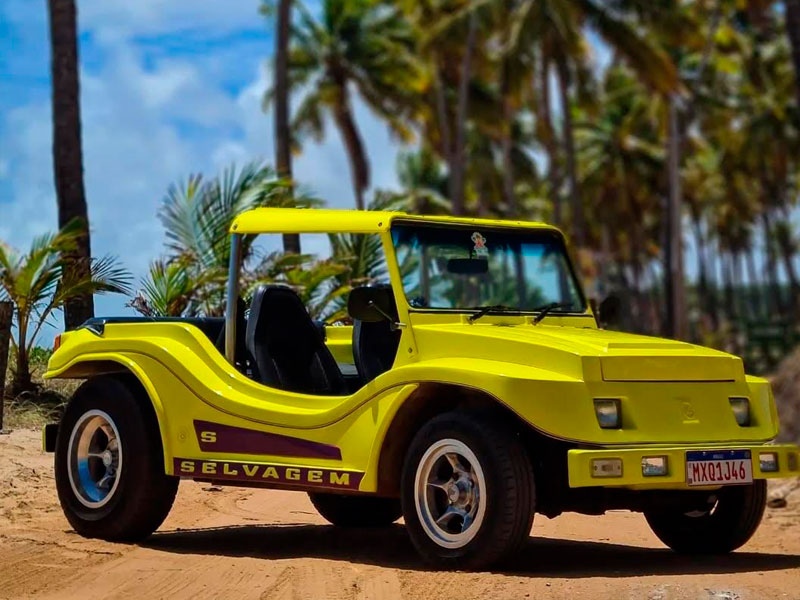 Buggy na praia de Coqueirinho
